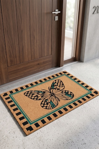 Villadia Home Textile Kapı Önü Paspası Kaymaz Taban Dekoratif Paspas Ev Giriş Antre İç Ve Dış Mekan Paspası 45x70 Cm 8ypycoco