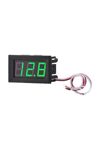 Dijital Mini Voltmetre 0.56" Dc 0 30v Yeşil Işıklı