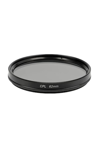 62mm Cpl Polarize Filtre Dairesel Polarizasyon, Yansıma Azaltıcı, Metal Çerçeve