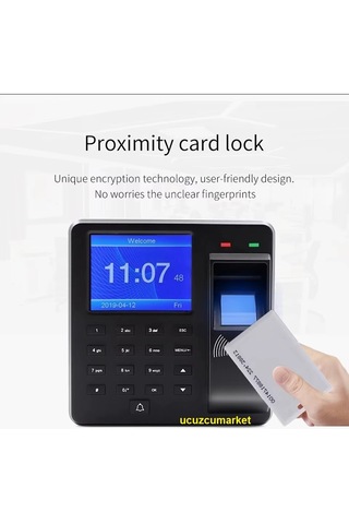 Digital Ekran Geçiş Kontrol Sistemi Parmak İzi-şifre-kartlı Geçiş-usb Personel Takip