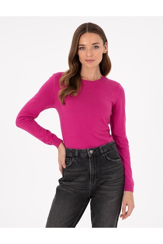 Pierre Cardin Kadın Fuşya Kazak /triko 50300769-vr023 Fuşya
