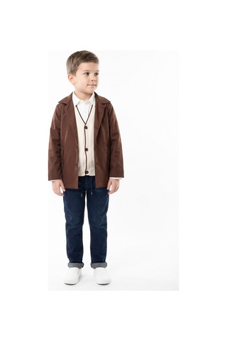 Xo Kids Erkek Çocuk 4lu Alt Üst Takım 6-9 Yaş 13219 Kahverengi