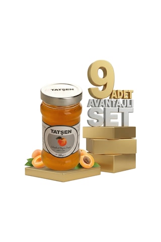 Tatşen Cam Reçel Kayısı 9x380 Gr