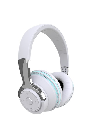 Parlayan Kafa Bluetooth Kulaklık Kablosuz Oyun Her Şey Dahil Kedi Kulak Kulaklık White