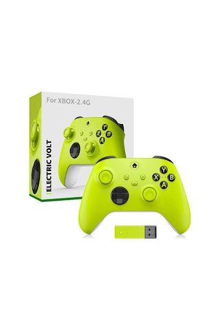 Konsol Plus Xbox 9. Nesil Kablosuz PC / Android / iOS Uyumlu Oyun Kolu Yeşil