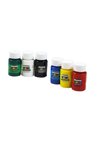 Nova Kumaş Boyası 6 Lı Takım Nc-188