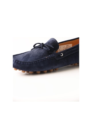 Dufy Lacivert Erkek Süet Loafer Ayakkabı - 105700-lacivert Lacivert