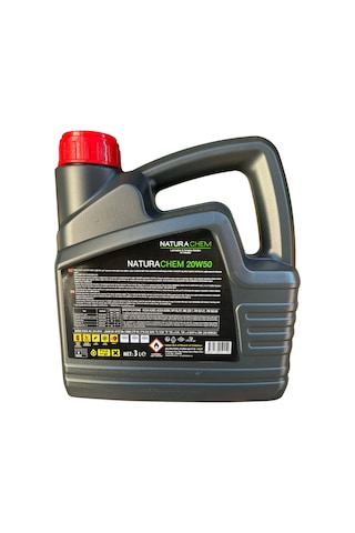 Naturachem 20W-50 Yüksek Performanslı Motor Yağı 3 L