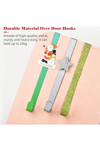 Tongxida Bosphorusboutique Üstü Şapkalar Noel Metal Askılık Anahtarlar, Giysiler İçin Sağlam Paket Diğer