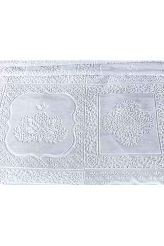 Madame Coco Rochelle Vizon Emboss Battaniye 1kbatc0436çift Kişilik-gri Vizon