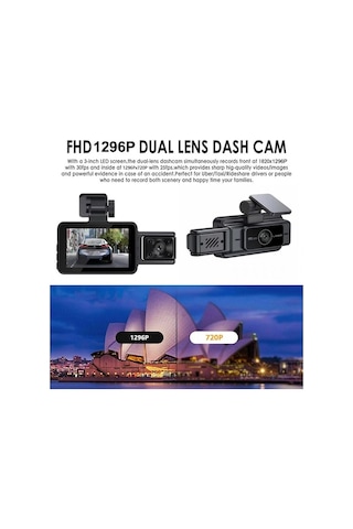 Tongxida Yüksek Çözünürlüklü 1080p Kızılötesi Gece Görüş Araç Kaydedici, Kablosuz Wifi, İçi Dvr