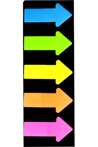 Noki Ok Şekilli Film İndex 5 Renk 20 Yaprak 12052