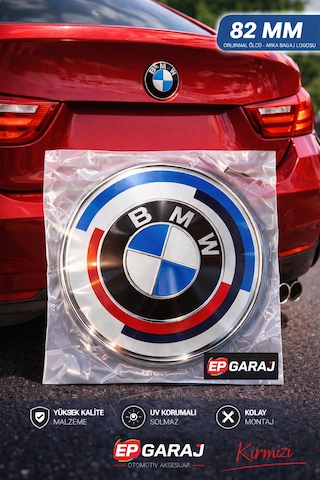 Bmw Ön Logo 82 Mm Bağaj Ve Kaput Amblemi Uyumlu Tüm Modeller 0