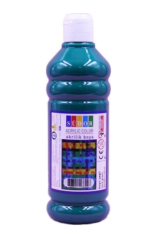 Südor Akrilik Boya 500 Ml Koyu Yeşil 22 Çok Renkli