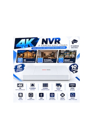 9 Kameralı 4k Sesli İp Güvenlik Kamerası Seti 5mp Gece Renkli Görüş 21 Warm Led Poe 421wsp