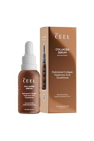 Kolajen Serum 30 Ml - Hidrolize Kolajen, Hyaluronik Asit Ve Glutatyon İçeren Nemlendirici & Dolgun Görünüm Destekleyici Yüz Serumu, Tüm Cilt Tipleri