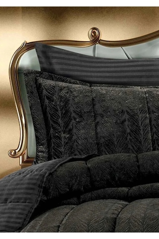 Goldroom Home Kadife Confort 3 Parça Çift Kişilik 230 240 Uyku Seti Krem
