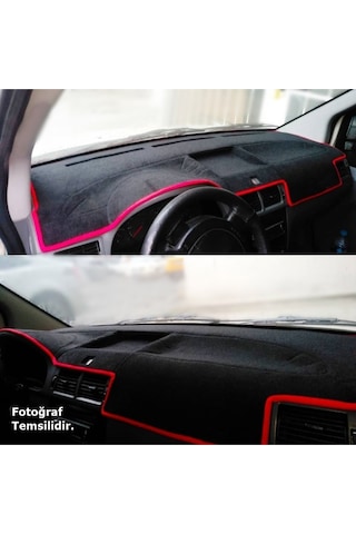 Ford Transit 2014-2018 Uyumlu 3d Torpido Halısı Koruyucu Örtü Siyah