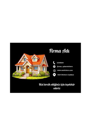 100 Adet Kişiye Özel Katvizit, Reklam Kartı, İşletme Tanıtım Kartı - Mavi - 170