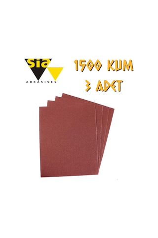 Sia 1913 Su Zımparası 1500 Kum - 3 Adet