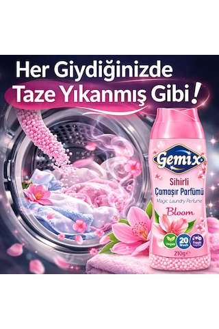 Gemix Sihirli Çamaşır Parfümü Bloom 210 Gr Tekli