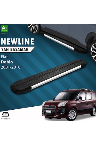 S-dizayn Fiat Doblo Newline Krom Yan Basamak 183 Cm 2001-2010