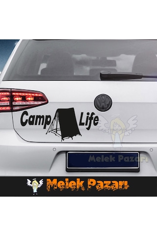 Camp Life, Outdoor Araba Sticker