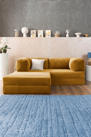 Argimo Godila Yatak Köşe Koltuk Hardal