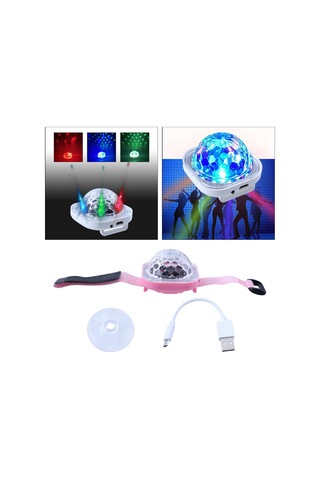 Homyl Yılbaşı Karaoke Pembesi Için Mini Dans Işığı Pembe