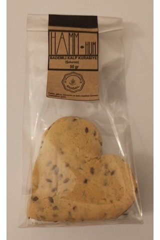 Hamm-Hum Keto Bademli Kalp Kurabiye 50 G