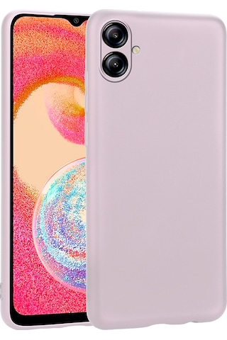 Galaxy A04e Kılıf Zore Premier Silikon Kapak Rose Gold