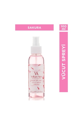 Volkan Ates Natural & Beauty Vücut Spreyi Body Splash Sakura 100 ML