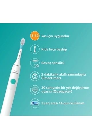 Çocuklar İçin Şarjlı Diş Fırçası - Kişiselleştirilebilir Temizlik