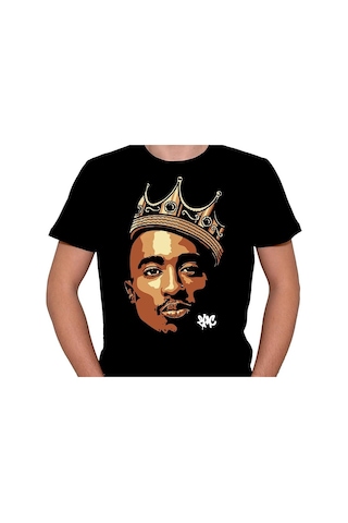 2pac Tupac Rap Rapstar Gangsta Tişört Unisex T-shirt 001