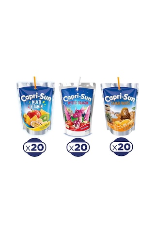 Capri - Sun Meyve Suyu Karma 3'lü 20 x 200 ML