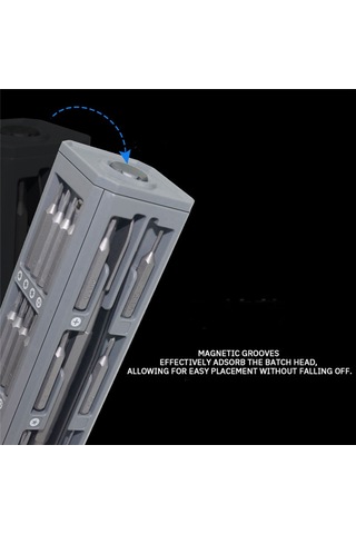 Leasetake 44'ü 1 Arada Çok İşlevli Tornavida Seti Onarım Aracı Cep Telefonu Bilgisayar Onarım Tornavida Hediye