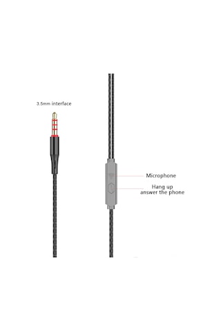 Hombey Beyaz X31 Kablolu Kulak İçi Kulaklık - Oyun Ve Karaoke İçin Mikrofonlu, 3.5mm Arayüzlü, İos/android Uyumlu, Konforlu Silikon Uyum