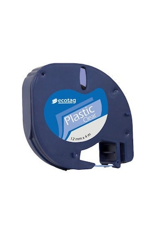 Dymo Letratag Muadil Plastik Şerit Etiket Şeffaf 10'lu Paket