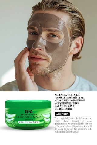 Kil Maskesi Yüz Maskesi Aloe Vera İçerikli Killi Yüz Maskesi - 400g Yüzmask