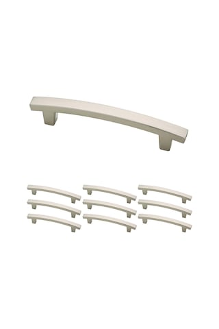 Franklin Brass Pierce Dolap Çekme, Nikel, 4 İnç Çekmece Kolu, 10'lu Paket, P29615k-sn-b
