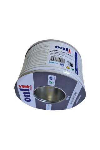 Onli RG6U6 112Tel Beyaz Anten Kablosu 100 M