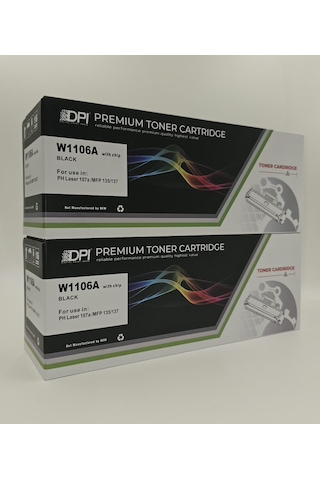Hp 106a-w1106a Uyumlu.Toner 2 Li Paket