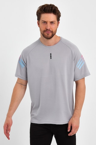 Genius Store Erkek Spor Tişört Baskılı Fitness Antrenman Fit G