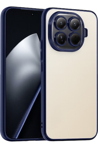 Xiaomi Mi 15t Pro İçin Uyumlu 3d Kamera Korumalı Şeffaf Tasarım Bumper Kılıf
