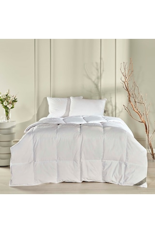 Linens Elegance Kaz Tüyü Çift Kişilik Yorgan Beyaz