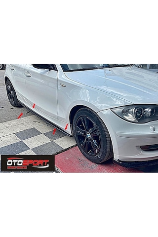 Bmw E87 Marşpiyel Lip Sağ Sol Takım Fiberglass Boyasız