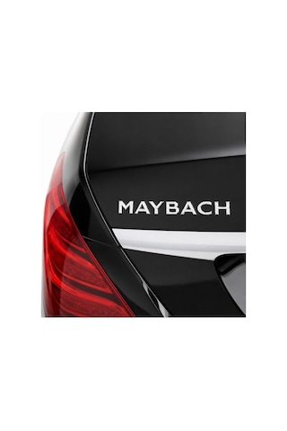 Mercedes-benz Maybach Bagaj Krom Abs Yazı Logo Amblemi 190mm X 20mm