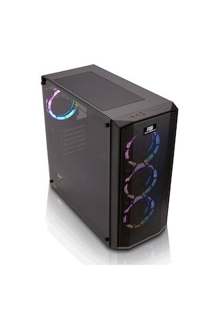 Powerboost X58Rgb Usb 3.0 Mesh 4 X Rgb Fanlı Gaming Kasa (Psu Yo