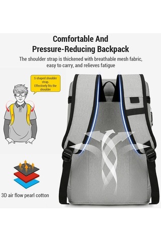 Dancemonkey Öğle Yemeği Bölmeli Kamp Soğutucu Sırt Çantası, Yalıtımlı Suya Dayanıklı, Erkek/kadın Piknik Seyahat Spor Çantası Siyah