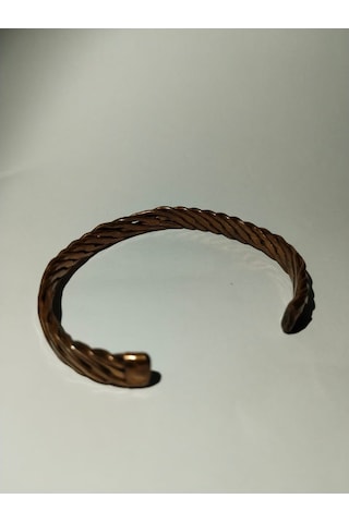 Burgu Model El Yapımı Saf Bakır Bileklik Hediyelik Şık Takı Çok Renkli